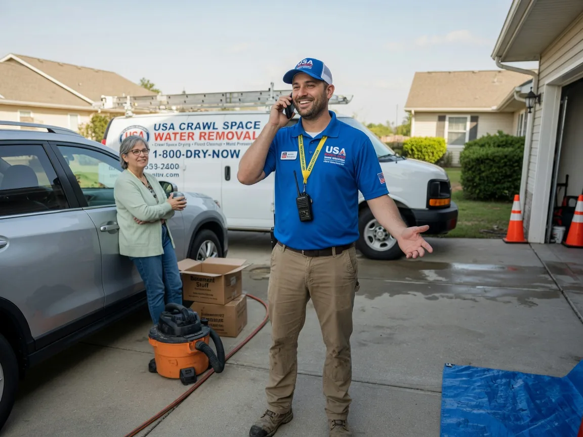 Crawl Space Water Removal Nottoway, VA FAQs